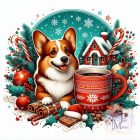 Welsh Corgi Christmas T-shirt - Welsh Corgi Shirt