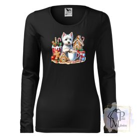 Christmas West Highland White Terrier T-shirt - Westie Shirt