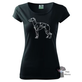 Whippet Rhinestone T-shirt - Whippet Crystal Shirt