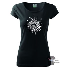 Whippet Rhinestone T-shirt - Whippet Crystal Shirt