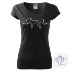 Whippet Rhinestone T-shirt - Whippet Crystal Shirt