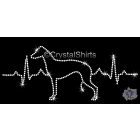 Whippet Rhinestone T-shirt - Whippet Crystal Shirt