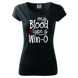 Wine Blood type T-shirt