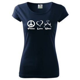 Peace Love Wine T-shirt