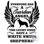 White Swiss Shepherd T-shirt - White Swiss Shepherd Shirt