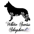 White Swiss Shepherd T-shirt - White Swiss Shepherd Shirt