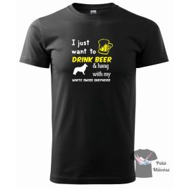 White Swiss Shepherd T-shirt - White Swiss Shepherd Shirt