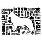Christmas White Swiss Shepherd T-shirt - White Swiss Shepherd Shirt