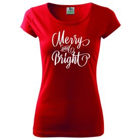 Christmas T-shirt - Merry and Bright