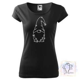   Christmas Gnome Rhinestone T-shirt  - Merry Christmas Crystal Shirt