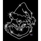 Grinch Christmas Rhinestone T-shirt - Grinch Crystal Shirt
