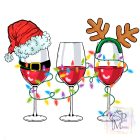 Wine Christmas Shirt - Christmas T-shirt 