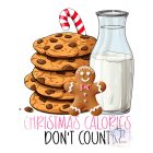 Christmas Calories don't count Shirt - Christmas T-shirt 