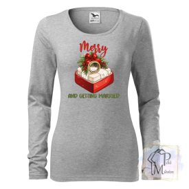 Merry Christmas Engagment Shirt - Christmas T-shirt 