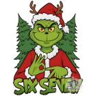 Grinch Christmas 6 7 T-shirt 