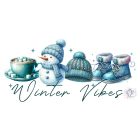 Winter Vibes Christmas T-shirt - Christmas Coffee Hoodie