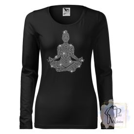 Rhinestone Yoga Shirt - Yoga T-shirt
